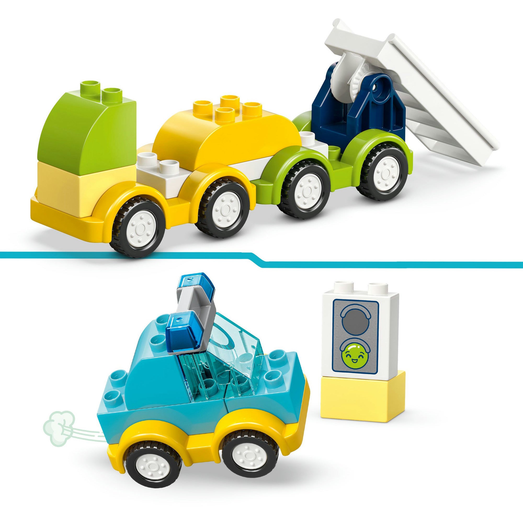 Lego duplo - creatieve voertuigen constructiespeelgoed (10474)