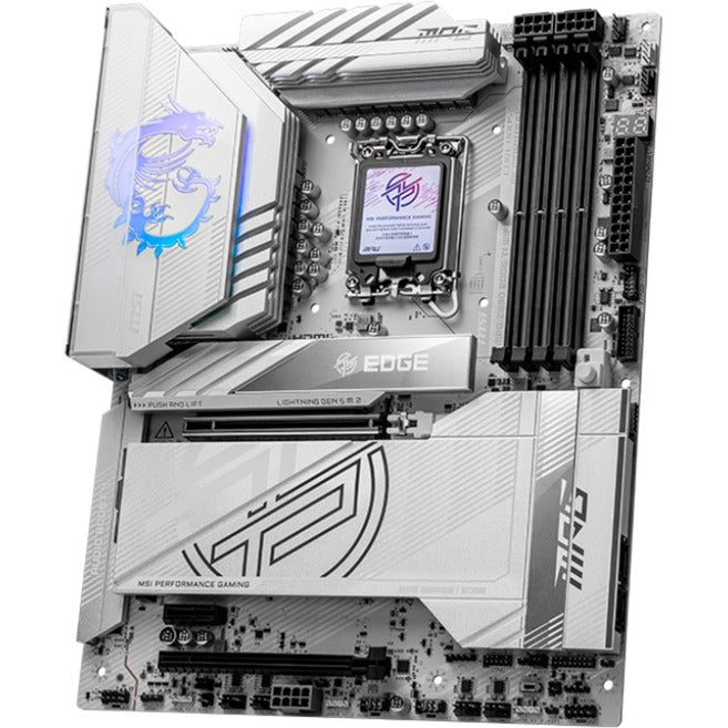 Msi mpg z890 edge ti wifi socket 1851 moederbord (raid, 5gb-lan, wlan, bt, sound, atx)