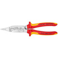 Knipex installatietang 1000v - 200mm - verchroomd - rood