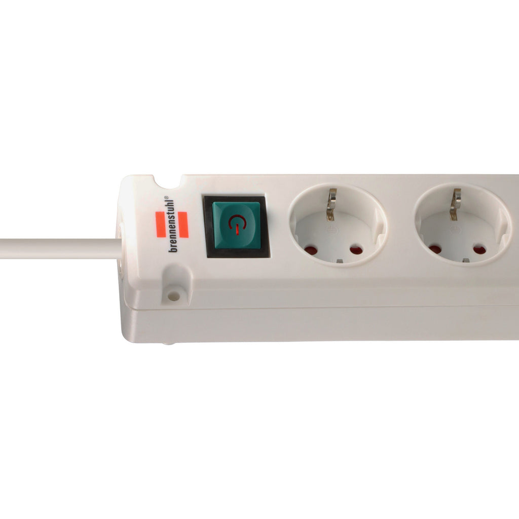 Brennenstuhl bremounta stekkerdoos 5-voudig met 2 usb c-laadcontactdozen stekkerdoos (wit, 2x usb c)