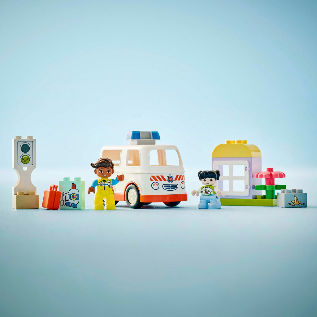 LEGO Duplo Stadt 10447 Krankenwagen mit Fahrer