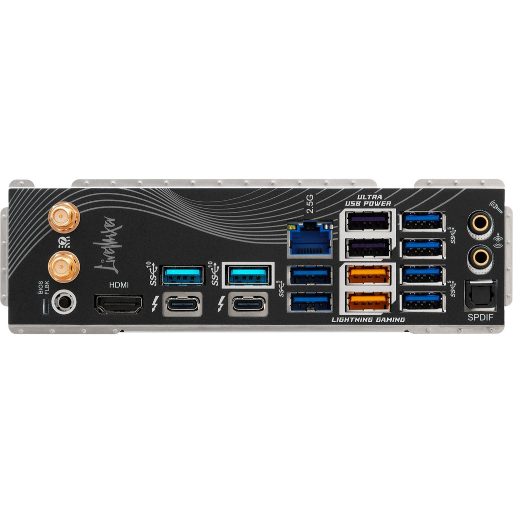 Asrock z890 livemixer wifi socket 1851 moederbord (zwart, raid, 2.5 gb-lan, wi-fi 7, bt, sound, atx)