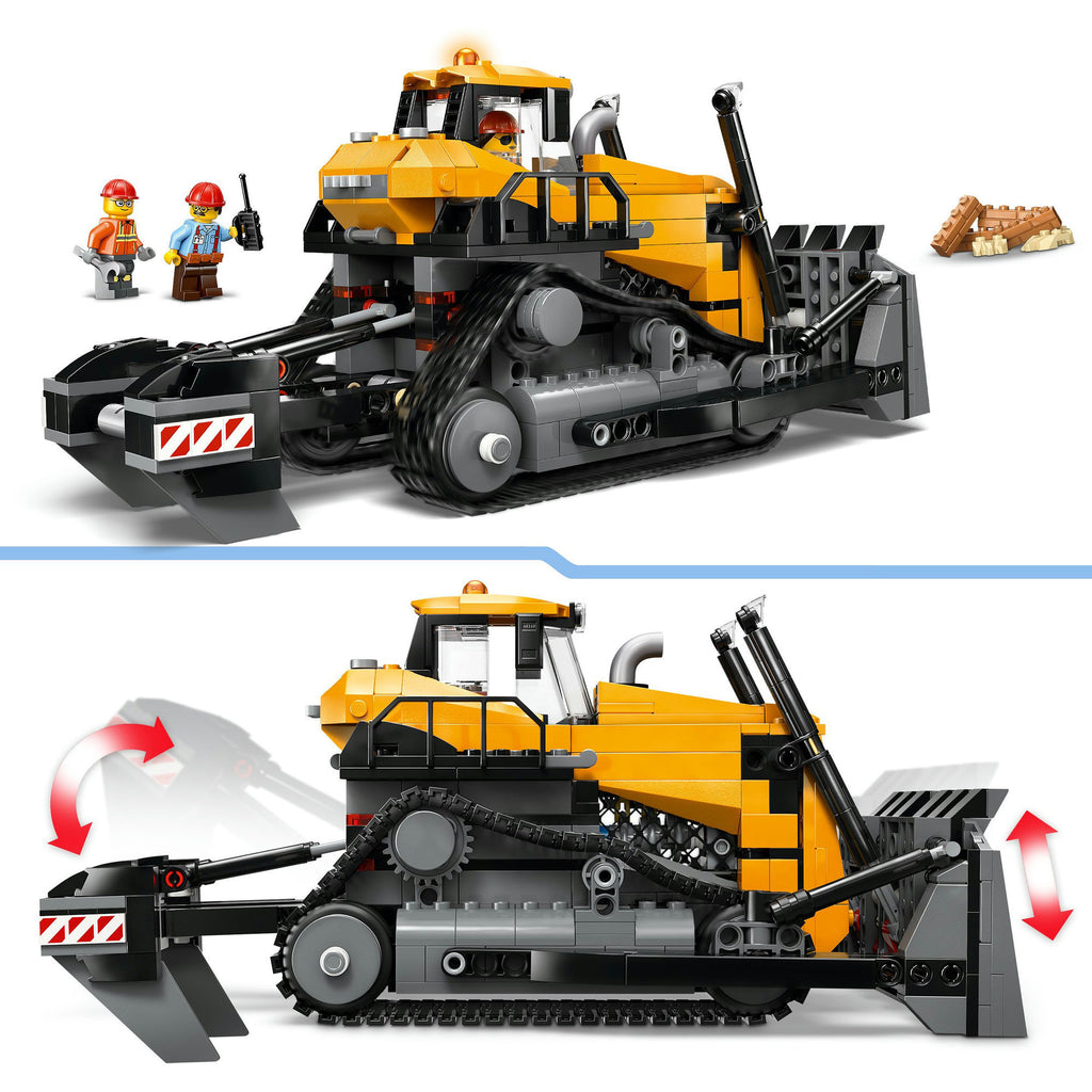 Lego city 60466 gele bulldozer