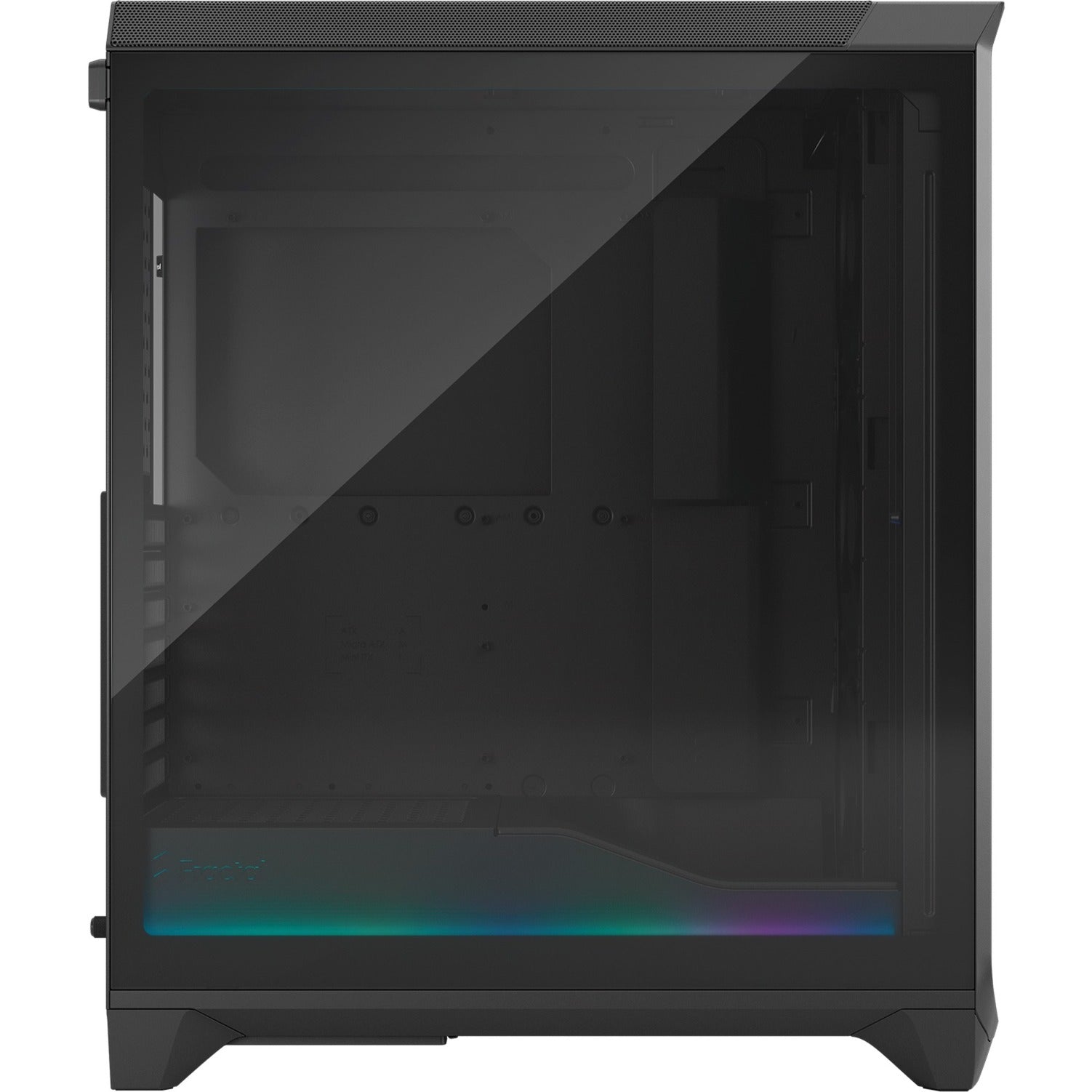 Fractal design meshify 3 ambience pro rgb midi tower behuizing (zwart | 2x usb-a | 1x usb-c | rgb | tempered glass)