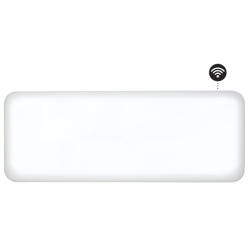 Mill steel wifi paneelverwarming pa1300wifi4, 1300 watt convector (wit, wifi 2,4 ghz (wifi 6), bluetooth 5.2, zigbee 3.0 + app)
