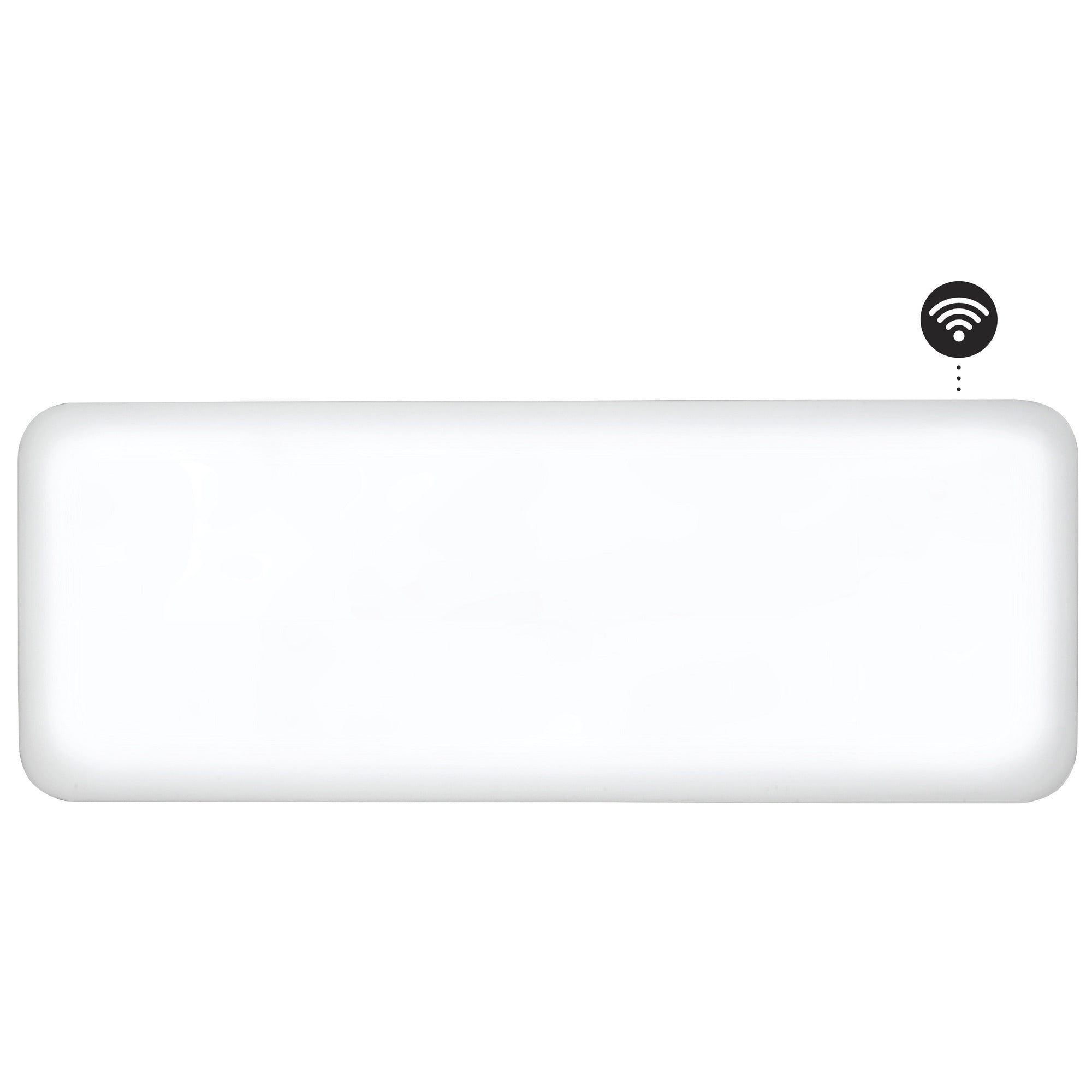 Mill steel wifi paneelverwarming pa1300wifi4, 1300 watt convector (wit, wifi 2,4 ghz (wifi 6), bluetooth 5.2, zigbee 3.0 + app)
