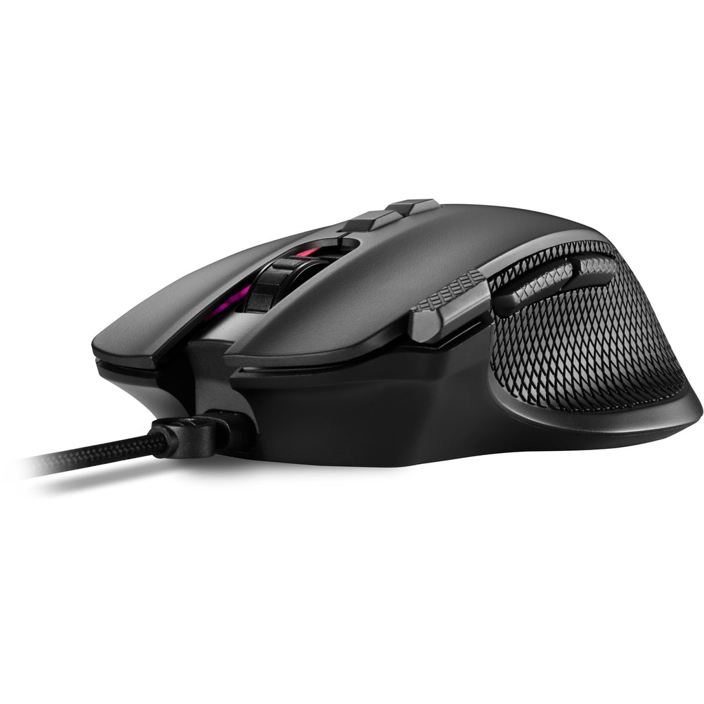 Sharkoon shark force iii gaming muis (zwart, 400 - 12.800 dpi, rgb leds)