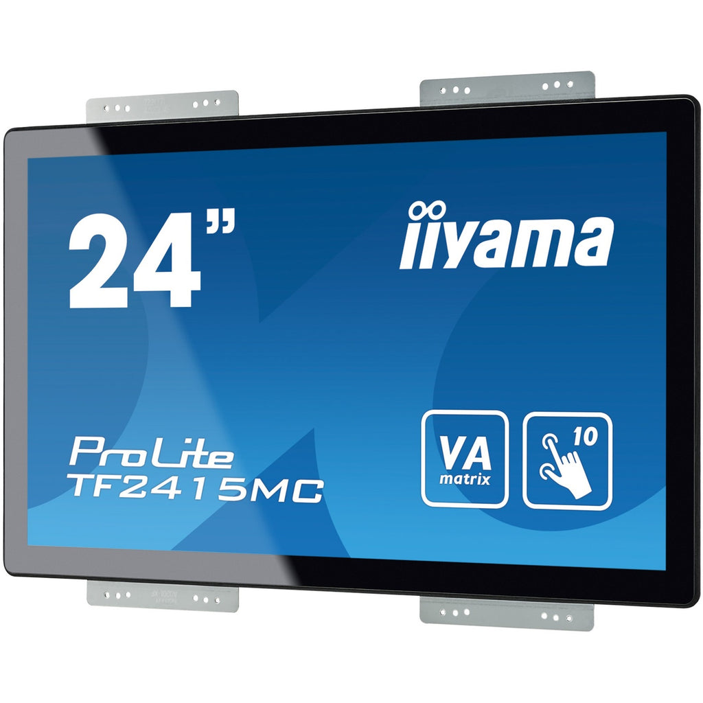 Iiyama prolite tf2415mc-b2 23.8 touchscreen monitor (zwart, 1x displayport, 1x hdmi, 1x vga)