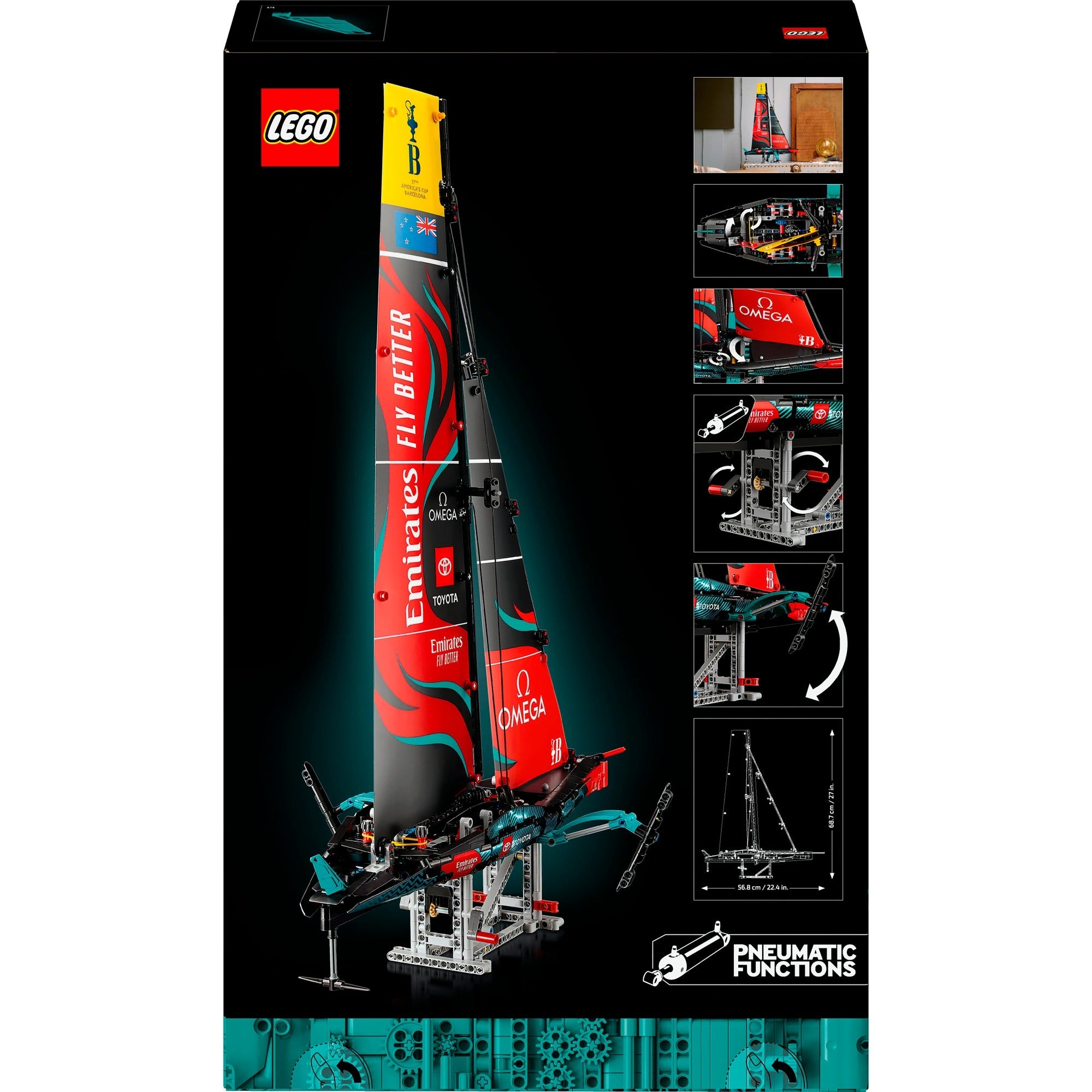 Lego technic - emirates team new zealand ac75 jacht constructiespeelgoed (42174)
