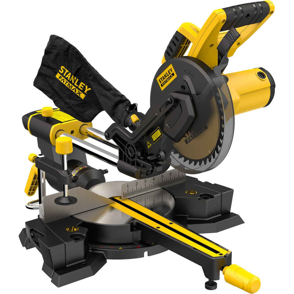 Stanley fatmax 1500w 216mm afkort- en verstekzaag (geel zwart)