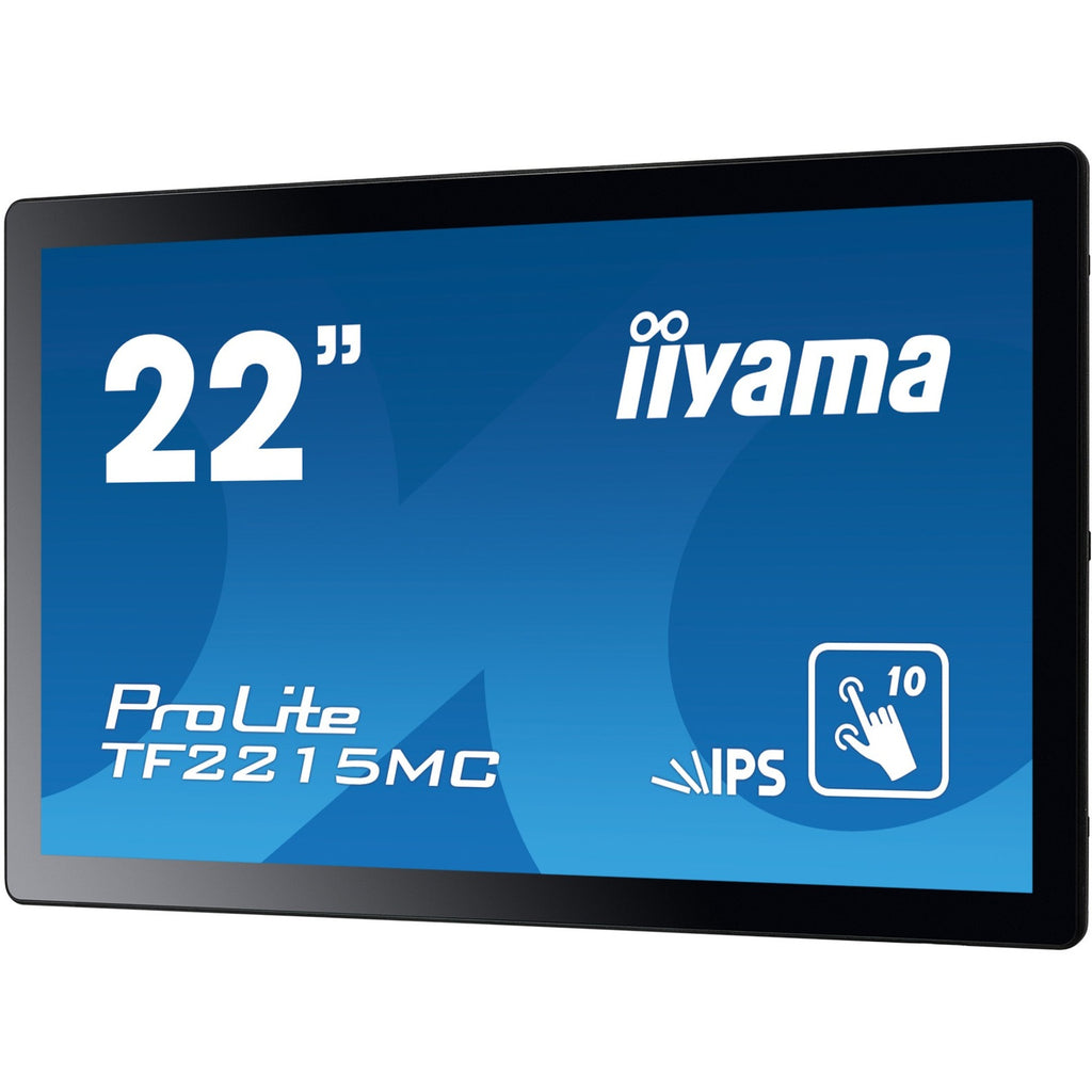 Iiyama prolite tf2215mc-b2 21.5 monitor (zwart, 1x displayport, 1x hdmi, 1x vga)