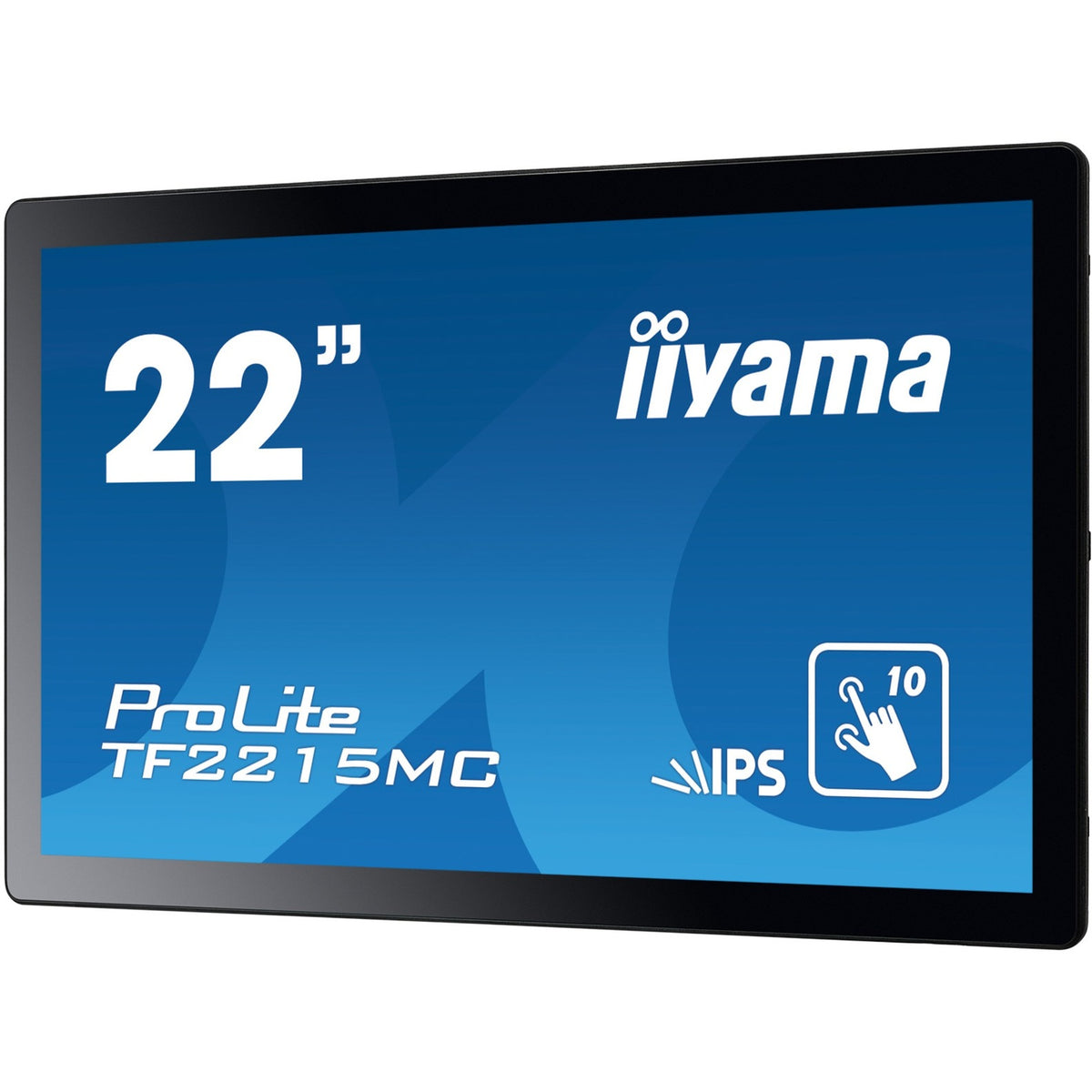 Iiyama prolite tf2215mc-b2 21.5 monitor (zwart, 1x displayport, 1x hdmi, 1x vga)