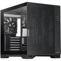 Chieftec visio air midi tower behuizing (zwart | 2x usb-a | 1x usb-c | tempered glass)