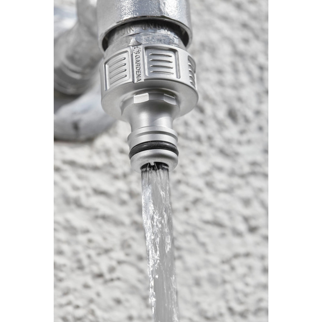 Gardena premium kraanstuk 26,5 mm (g 3 4 ) (zilver, 18241-20, retail)