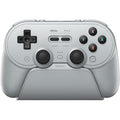 8bitdo pro 3 bluetooth gamepad (grijs zwart, switch 1 2, pc, android, 2.4 ghz bluetooth usb)