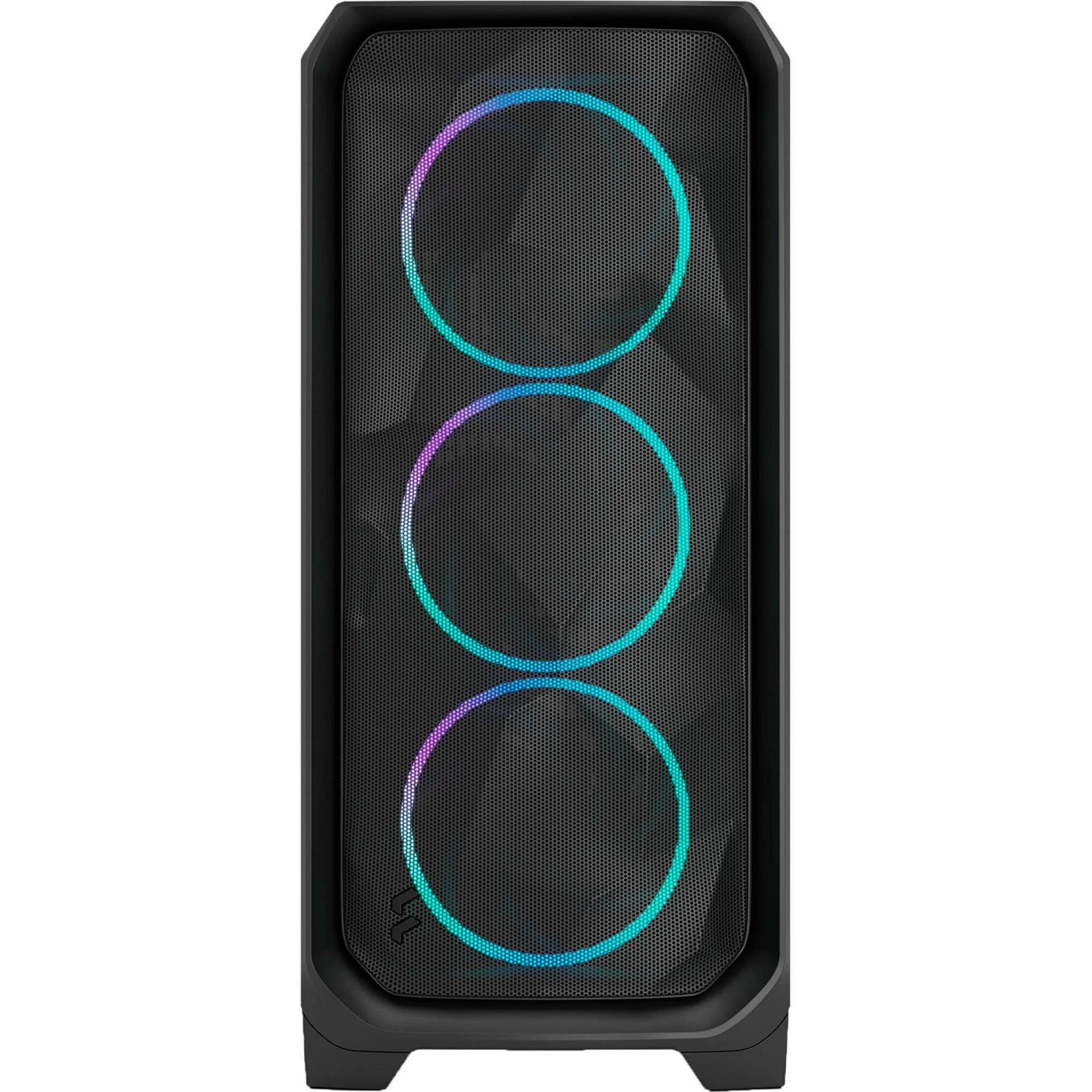 Fractal design meshify 3 rgb midi tower behuizing (zwart | 2x usb-a | 1x usb-c | rgb | tempered glass)