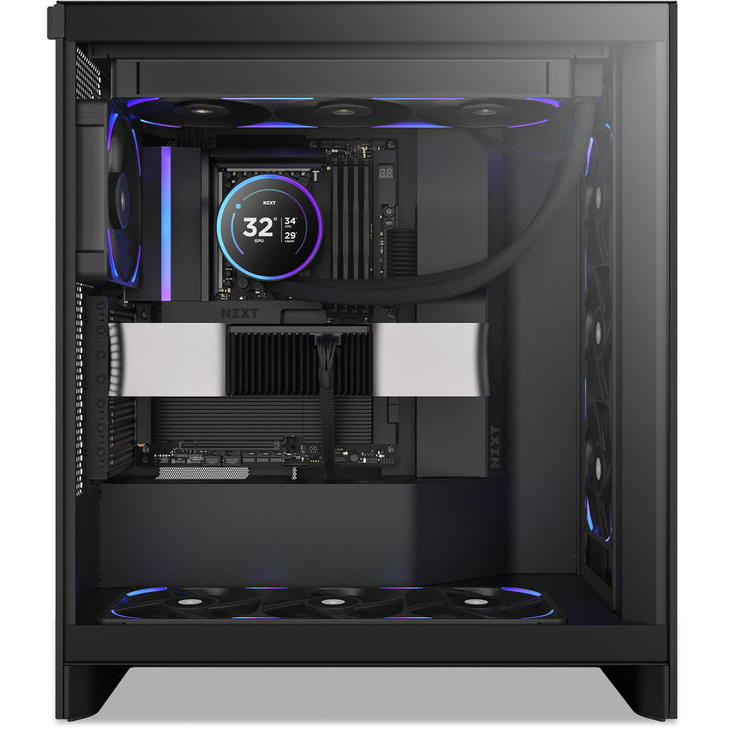 Nzxt f360x rgb case fans (zwart, 3 stuks, 360 x 120 x 30 mm, pwm)