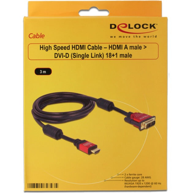 DeLOCK High Speed ​​​​HDMI HDMI A Stecker > DVI Stecker