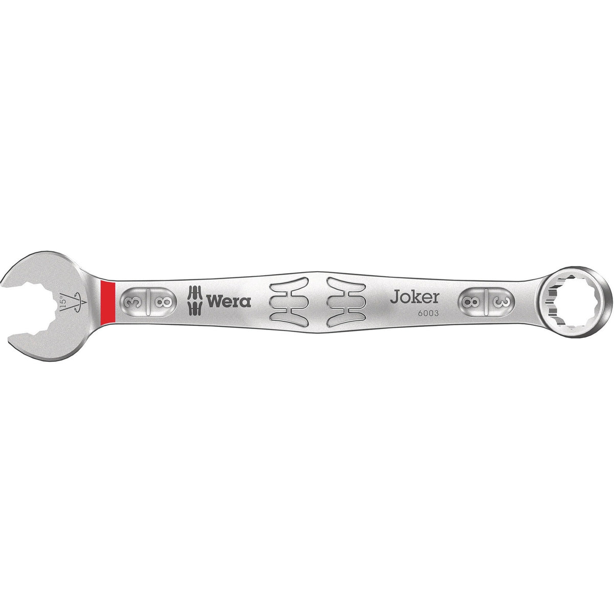 Wera 9642 magneetstrip 6003 joker imperial 1 ringsteeksleutelset moersleutel (inch, 8‑delig)