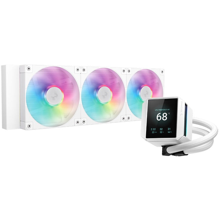 Deepcool mystique 360 argb waterkoeling (wit, 4-pins pwm fan-connector)