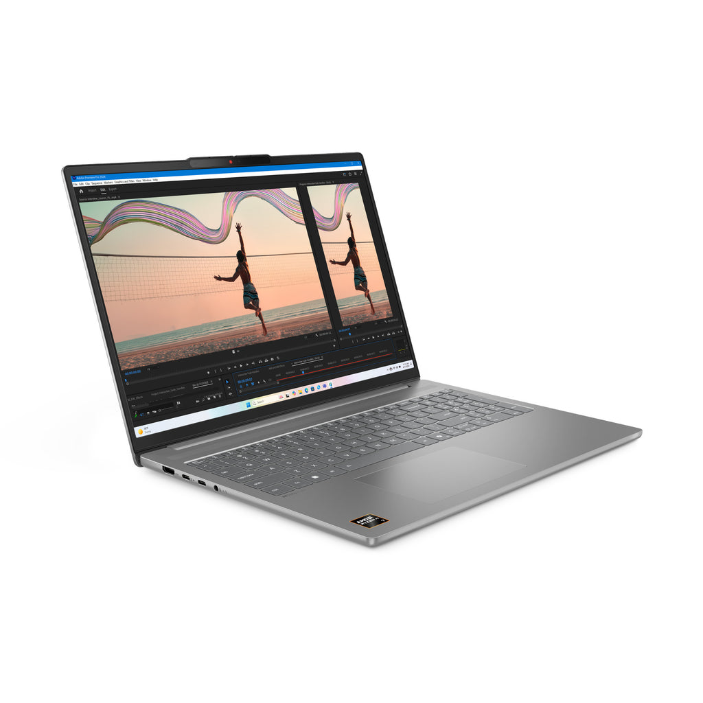 Lenovo ideapad slim 5 16akp10 (83hy008kmh) 16 copilot+ laptop (grijs | ryzen ai 7 350 | radeon 860m graphics | 16 gb | 512 gb ssd)