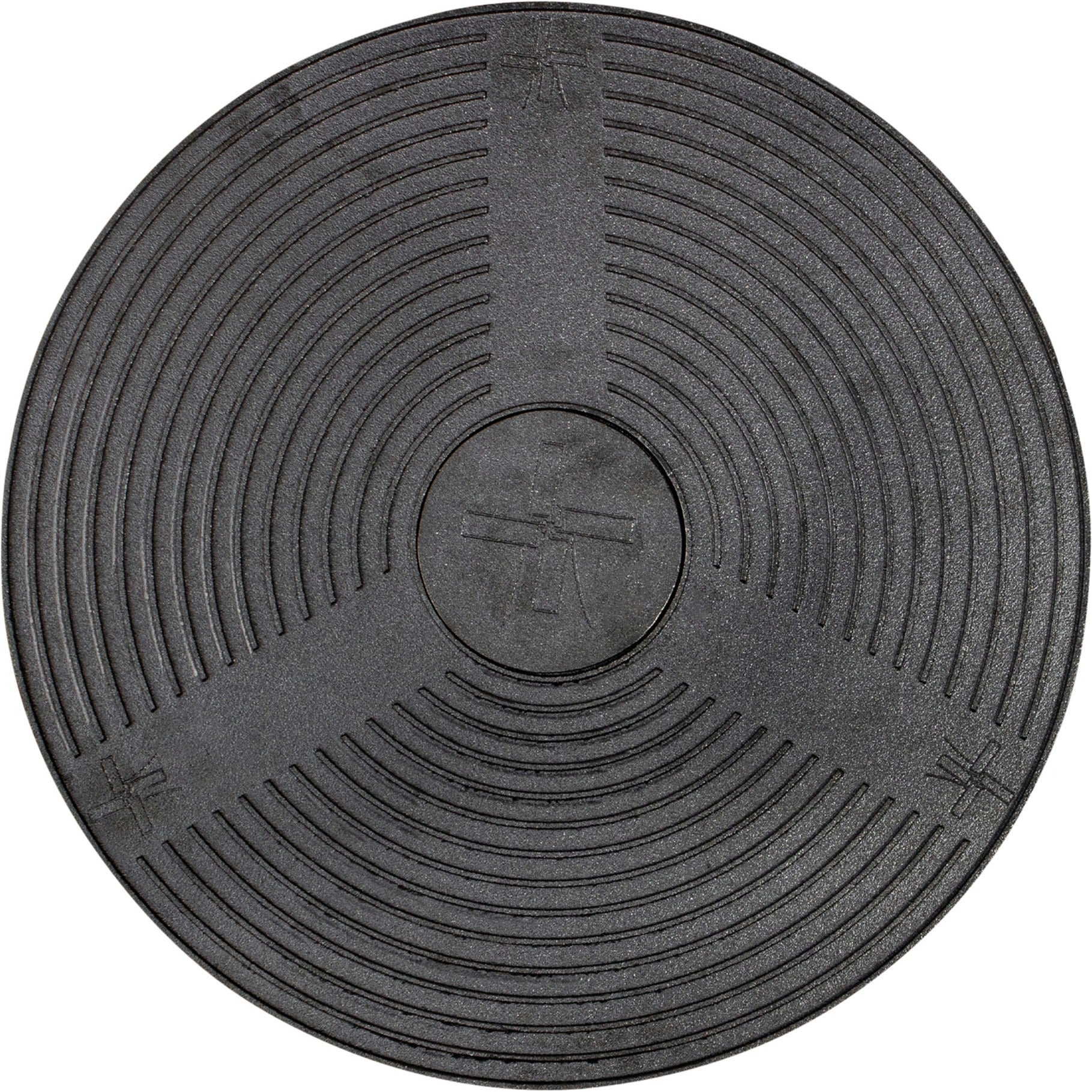 The windmill plancha grillplaat (zwart, 75 cm)