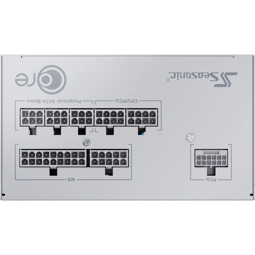 Seasonic core gx-650-v2-white modulaire 650 watt voeding (wit, 1x 12v-2x6, 2x pcie)