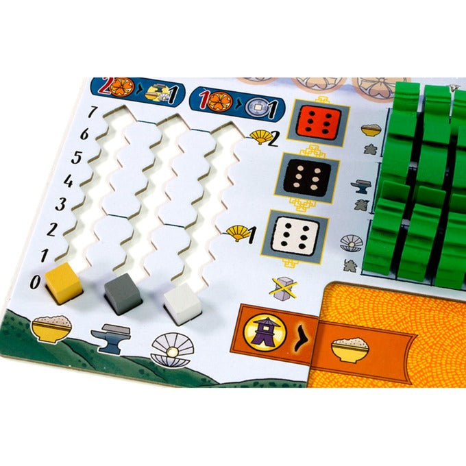 999games 999 games het witte kasteel van himeji bordspel (nederlands, 1 - 4 spelers, 80 minuten, vanaf 12 jaar)