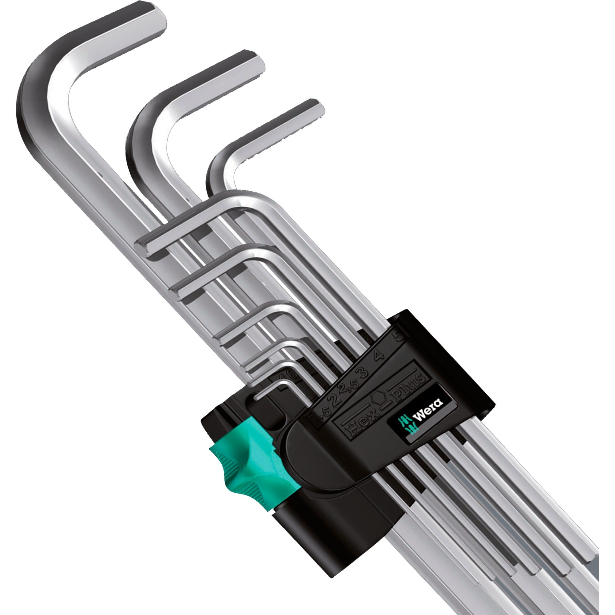 Wera 950 9 hex-plus inbussleutelset - 9 delige - 1,5-10mm - 4013288030160