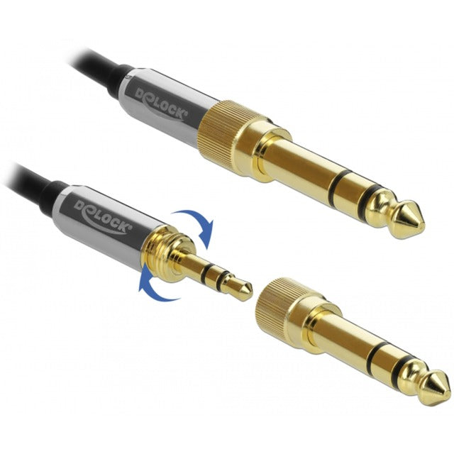 DeLOCK Stereokabel 3,5 mm 3-Pin-Stecker > 3,5 mm 3-Pin-Stecker