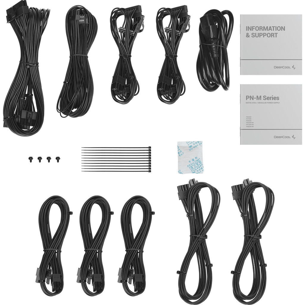 Deepcool pn850m modulaire 850 watt voeding (zwart, 3x pcie)