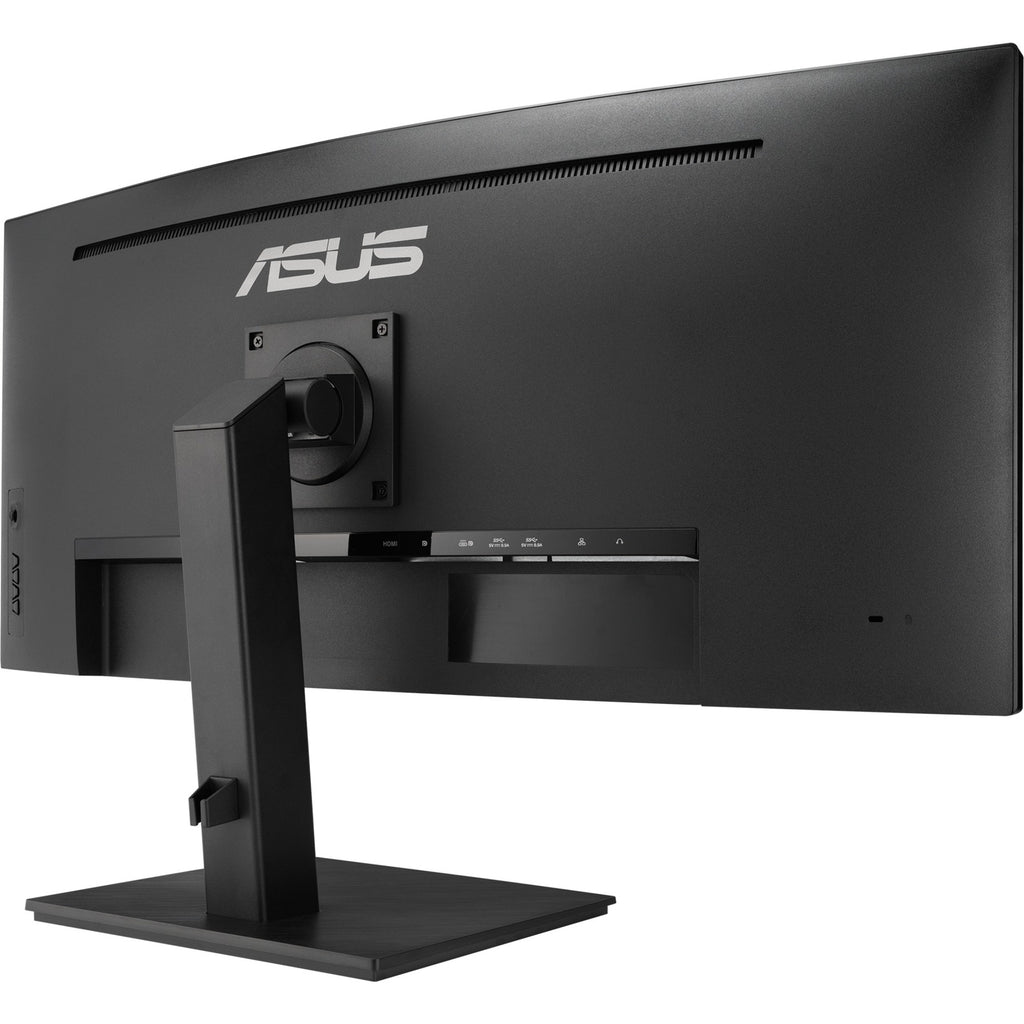 Asus va34vcpsr 34 curved ultrawide monitor (zwart, 100 hz, hdmi, displayport, audio, lan, usb-c)