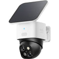 Eufy s340 solocam beveiligingscamera (wit, met dual lens en solar panel)