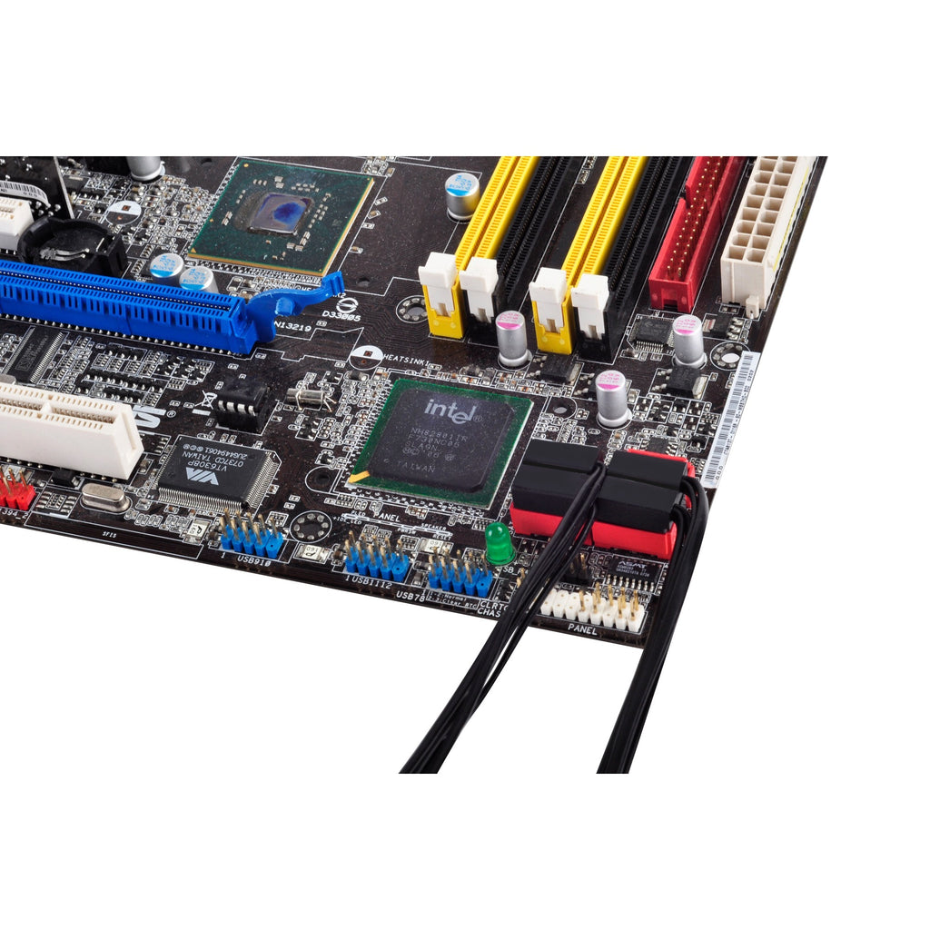 Silverstone sata iii kabel 30cm (zwart, 6gb s, low profile connector, cp11b-300)