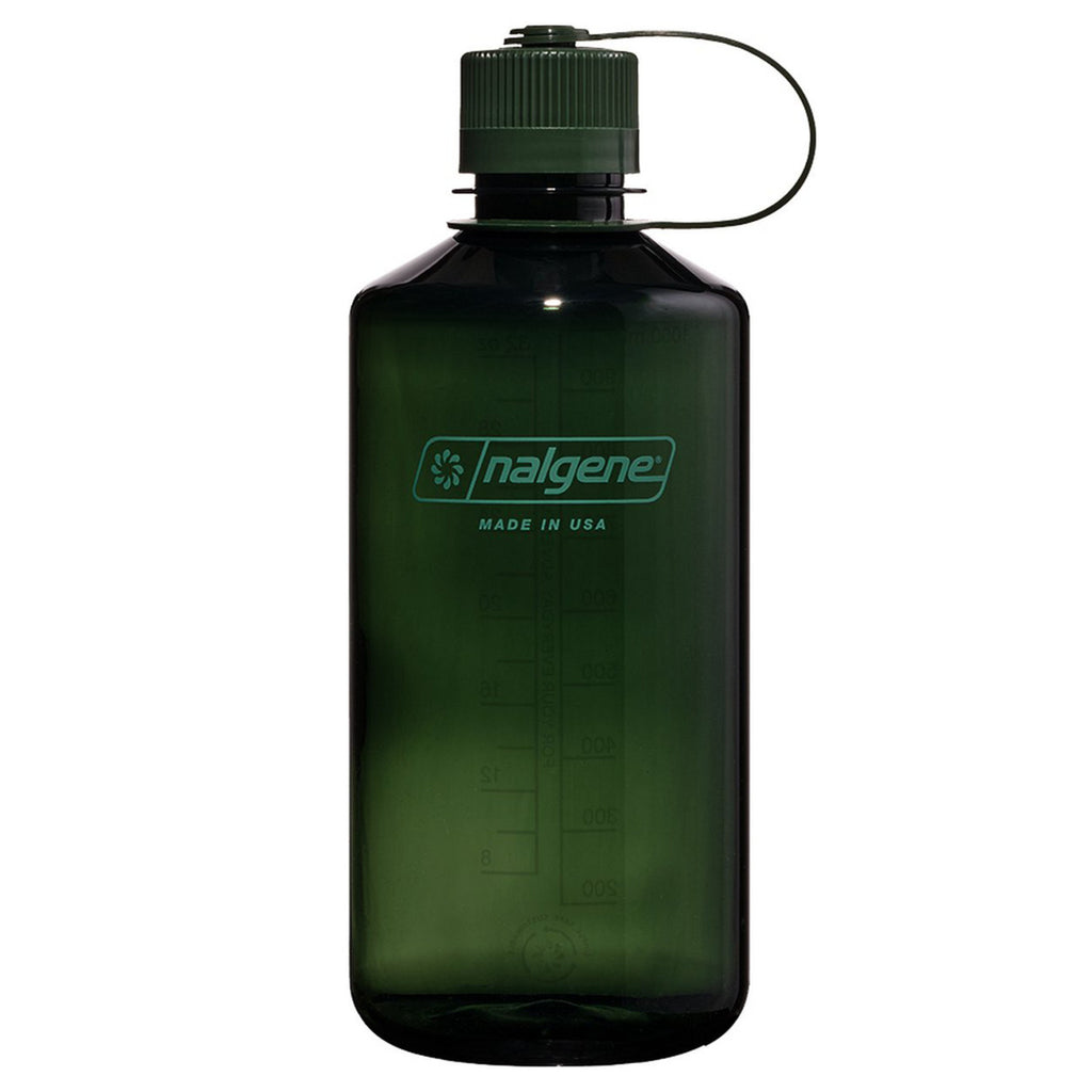 Nalgene narrow mouth sustain water bottle, 1 liter drinkfles (lichtblauw)