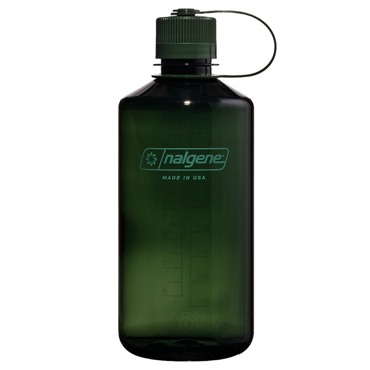 Nalgene narrow mouth sustain water bottle, 1 liter drinkfles (lichtblauw)
