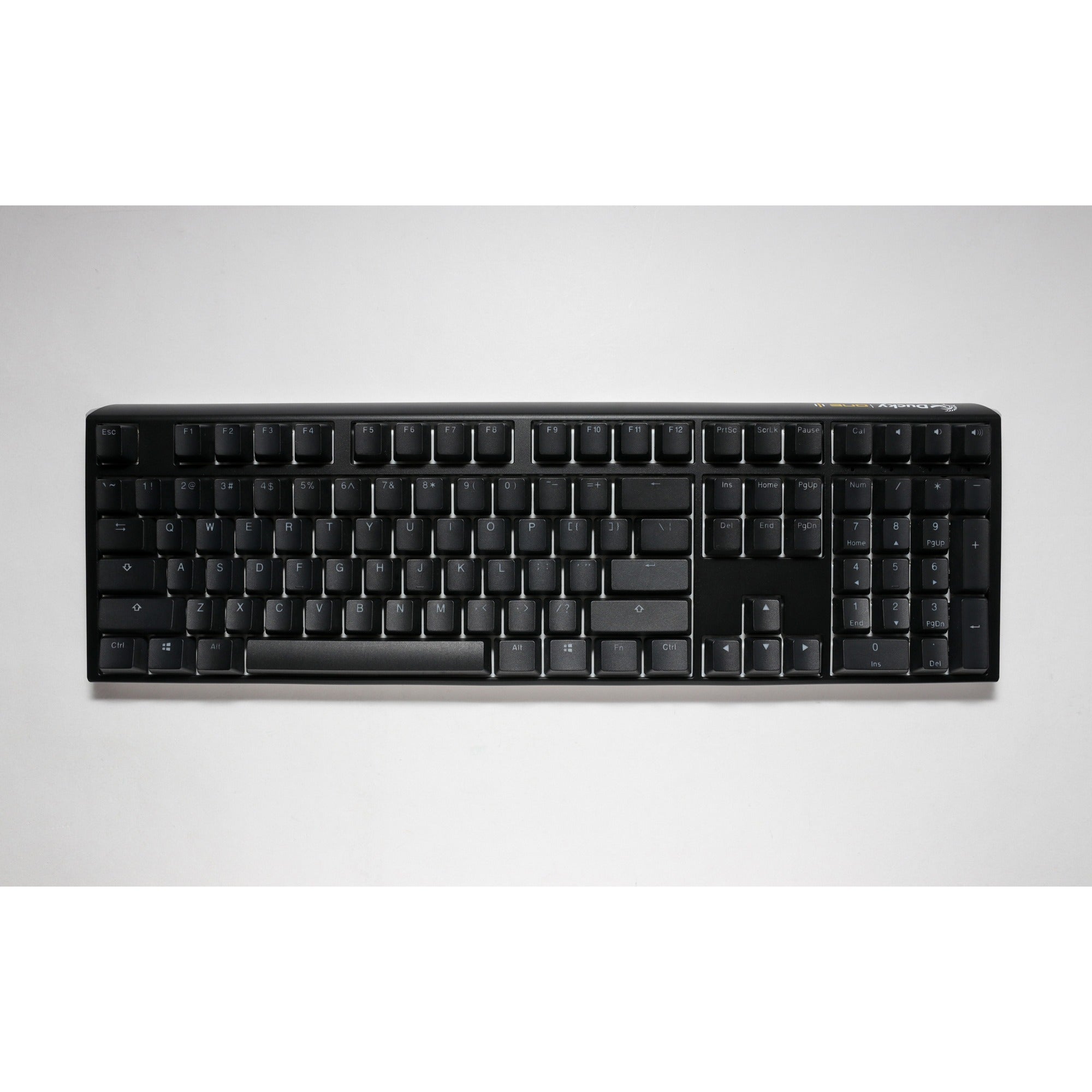 Ducky one 3 classic, toetsenbord (zwart wit, us lay-out, cherry mx red, rgb led, double-shot pbt, hot-swappable, quack mechanics)