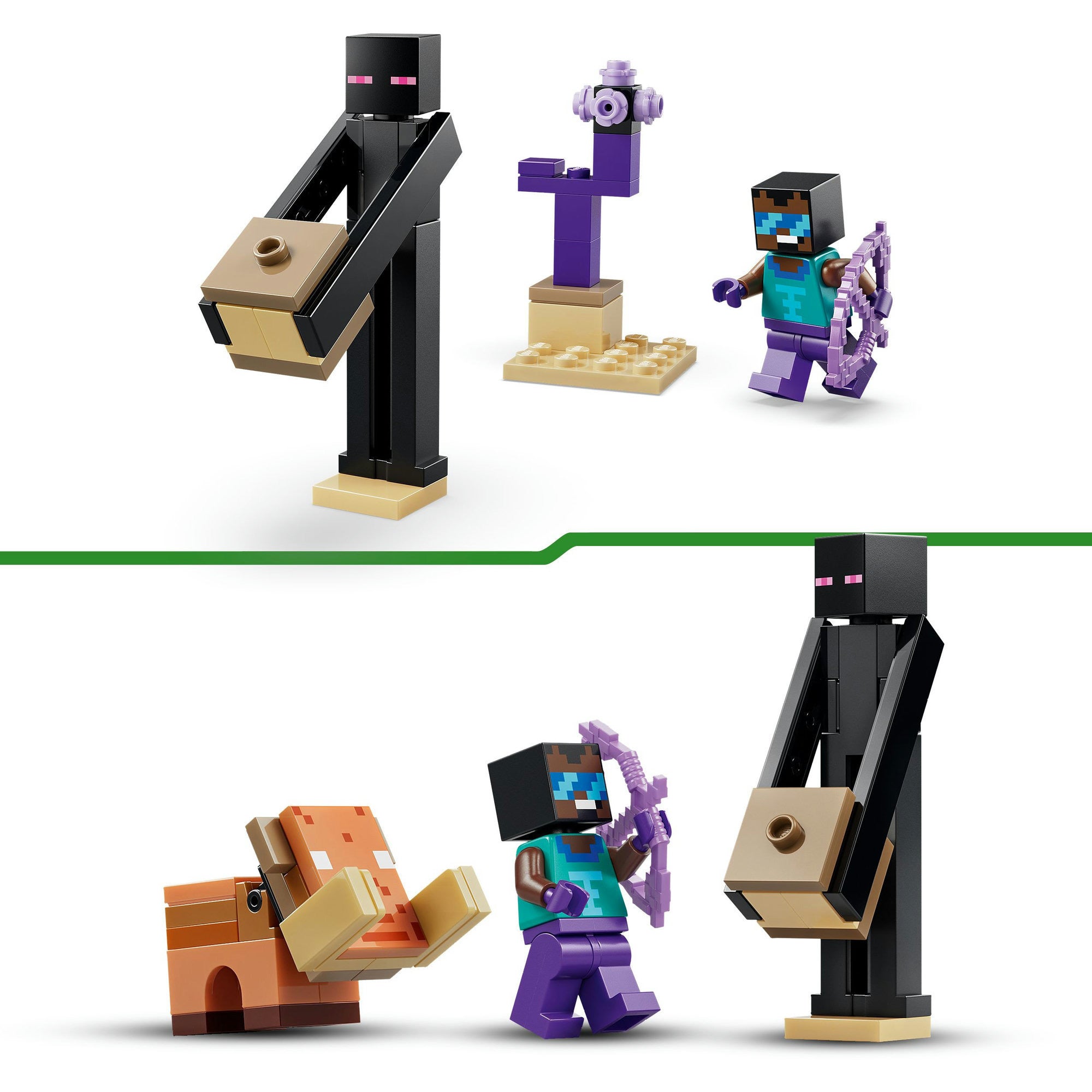 Lego minecraft 21584 reis naar de nether en het end-portaal