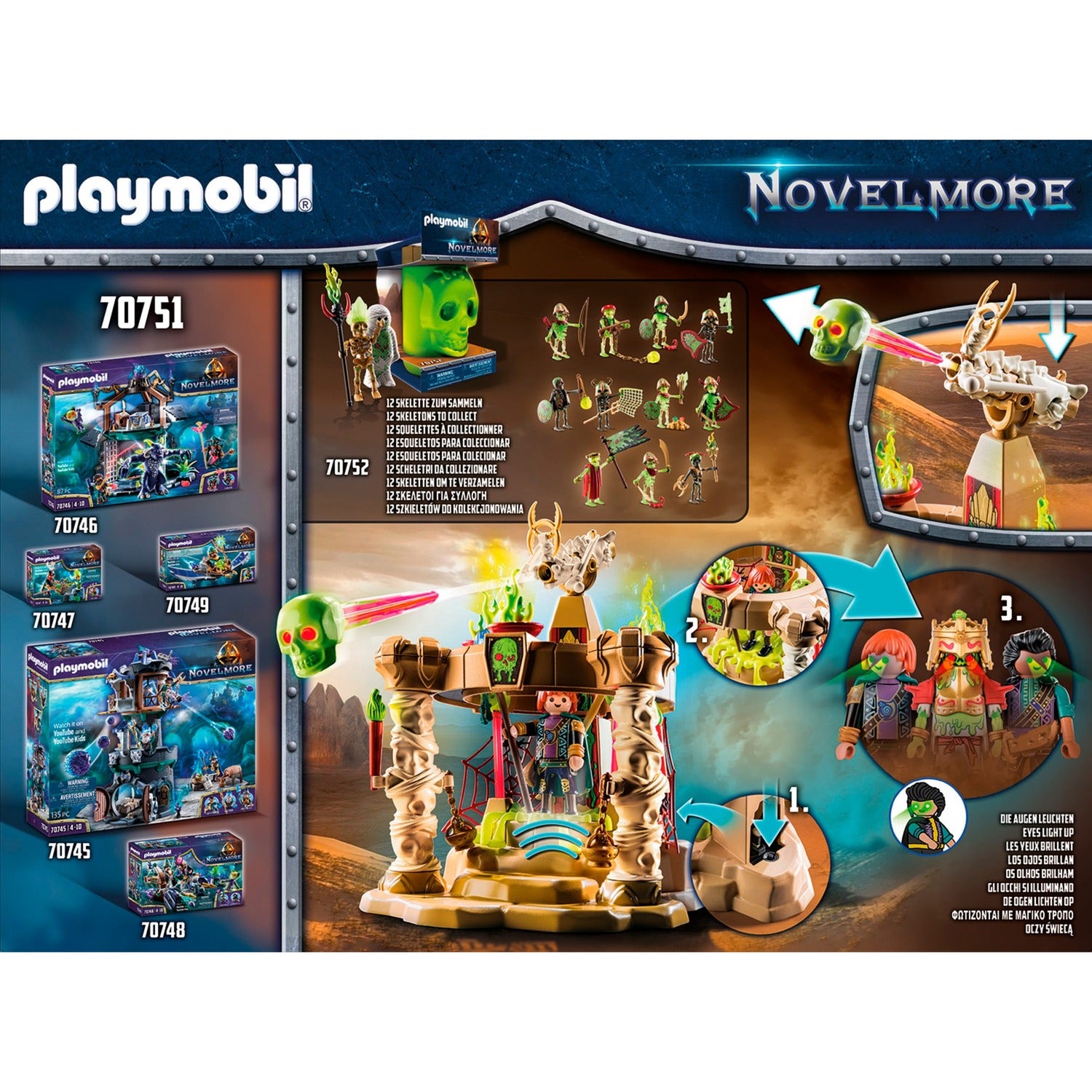 PLAYMOBIL Novelmore Sal'ahari Sands Tempel des Skeletts