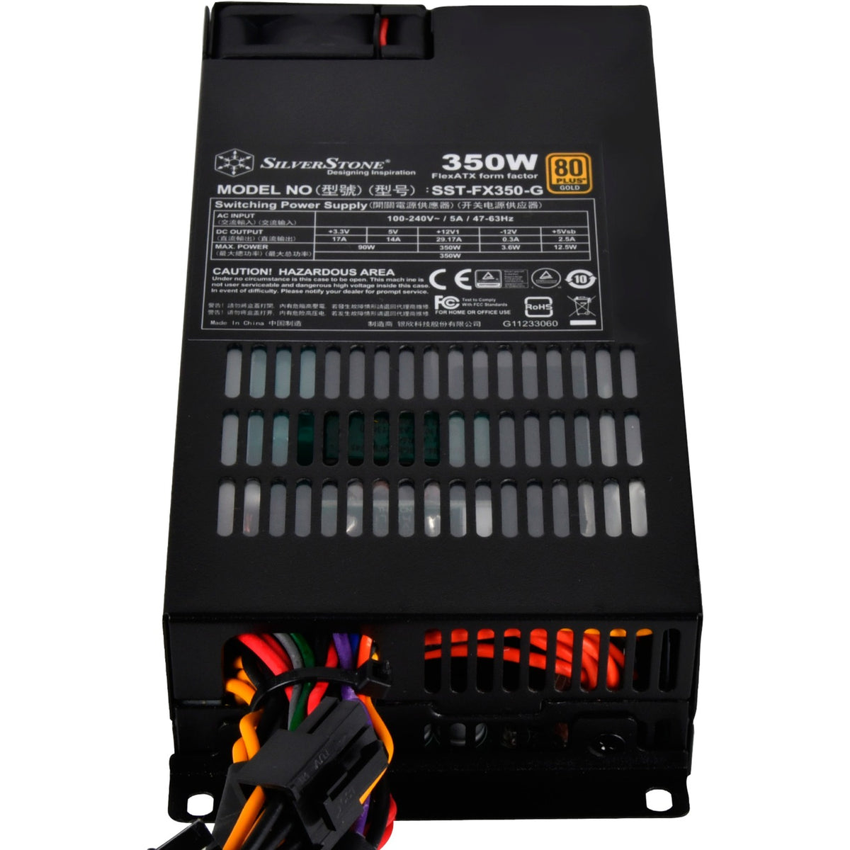 Silverstone fx350-g 350 watt voeding (flex atx form factor)