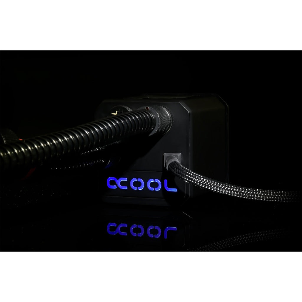 Alphacool eisbaer 360 waterkoeling (zwart, 4-pins pwm fan-connector)