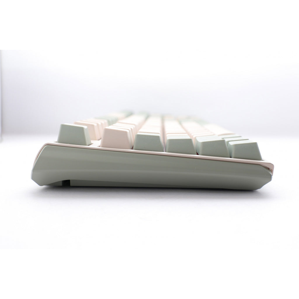 Ducky one 3 matcha tkl, toetsenbord (crème groen, us lay-out, cherry mx silent red, pbt double shot, hot swap)