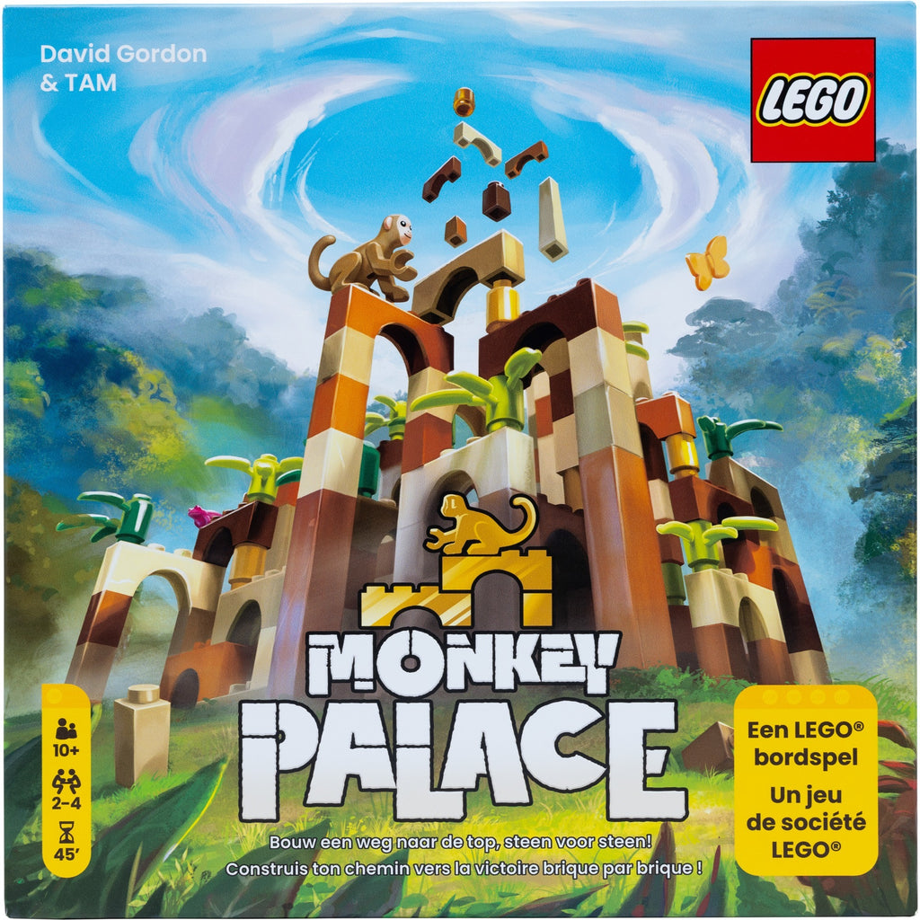 Asmodee lego® monkey palace bordspel (frans nederlands, 2 - 4 spelers, 45 minuten, vanaf 10 jaar)
