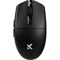 Mchose g3 draadloze gaming muis (zwart, tot 12.000 dpi, 2.4 ghz usb-c bluetooth)