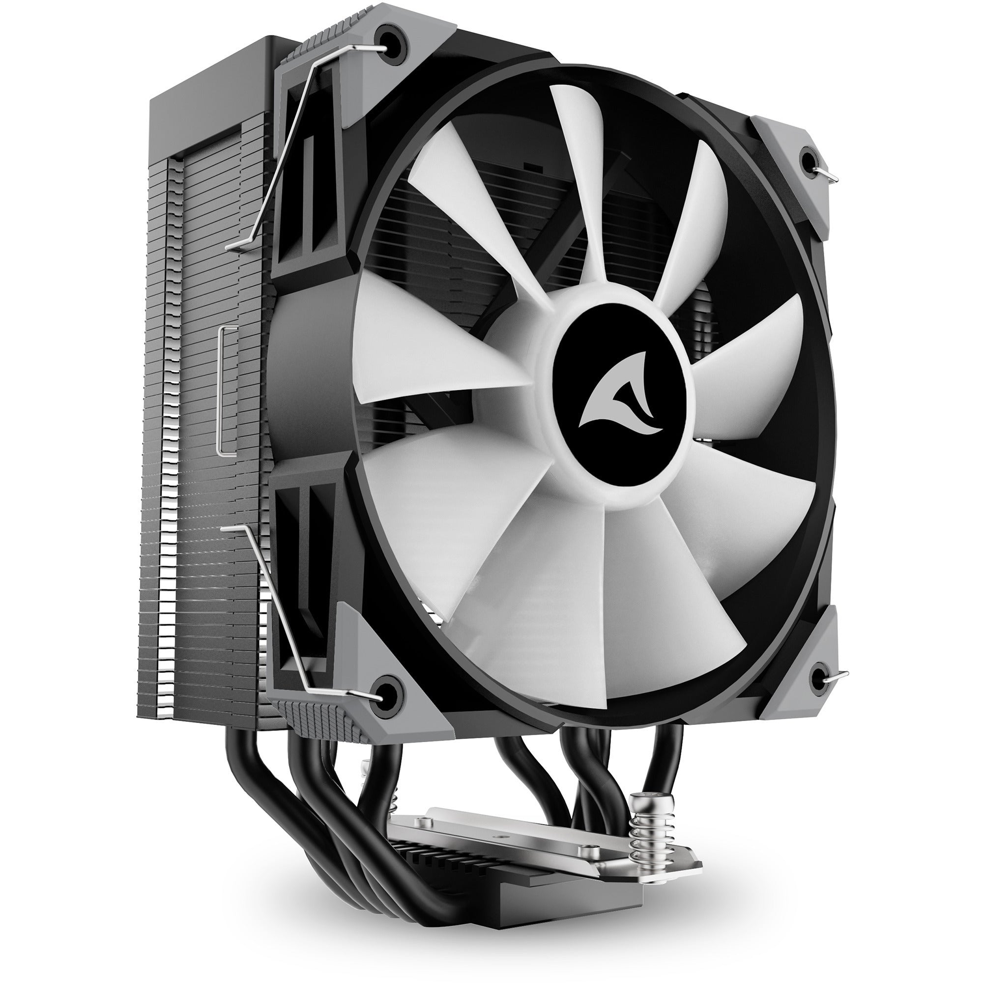 Sharkoon a50 rgb cpu-koeler (zwart, 4-pins pwm fan-connector)