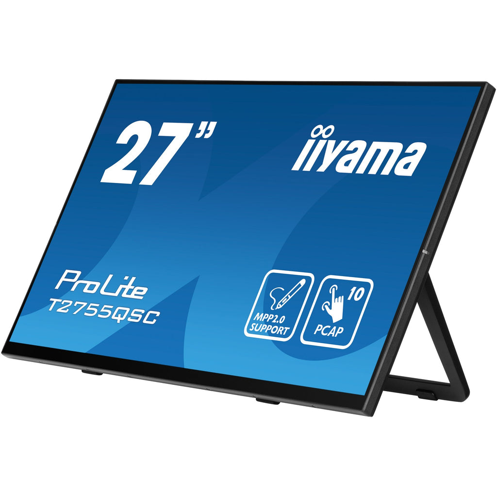 Iiyama prolite t2755qsc-b1 27 touchscreen monitor (zwart, hdmi, displayport, 2x usb-a, usb-b)