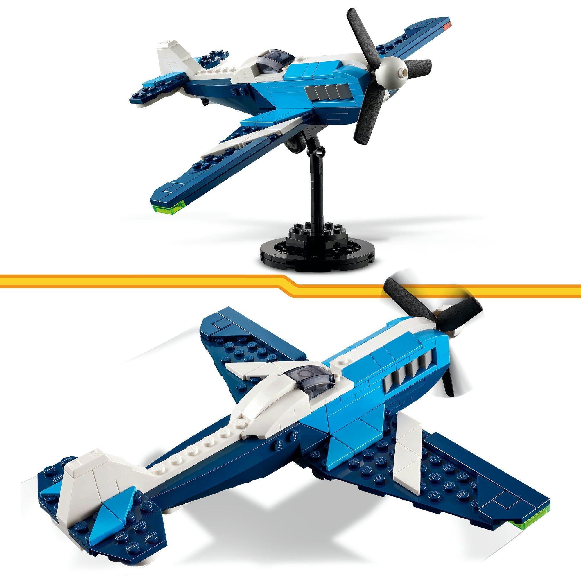 Lego creator 31160 luchtvaart: racevliegtuig