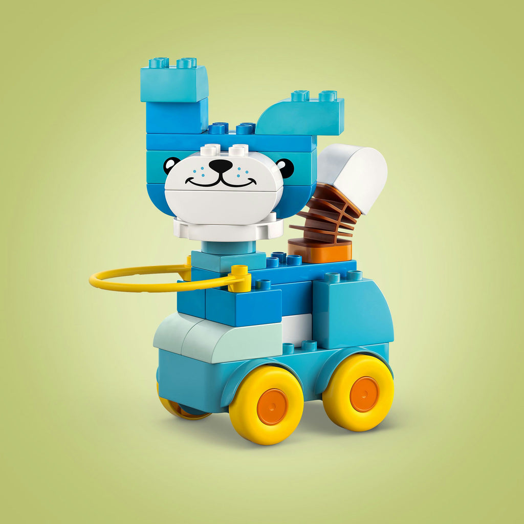 LEGO Duplo 10448 3-in-1 Tiere auf Rädern Kleinkindspielzeug