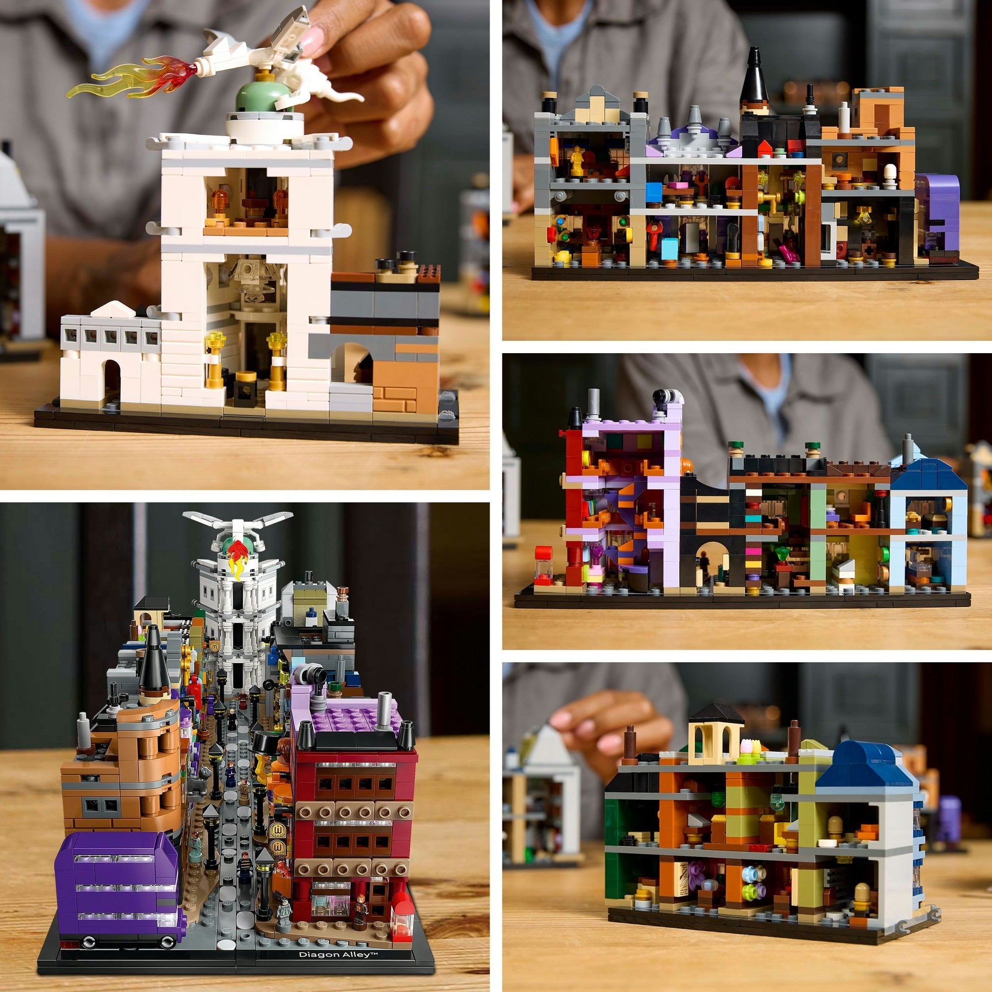 Lego harry potter - de wegisweg tovenaarswinkels constructiespeelgoed (76444)