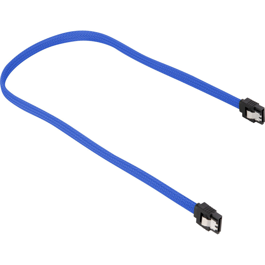 Sharkoon sata iii sleeve kabel (blauw, 0,3 meter)
